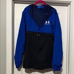 Under Armour Blue and Black Anorak Jacket